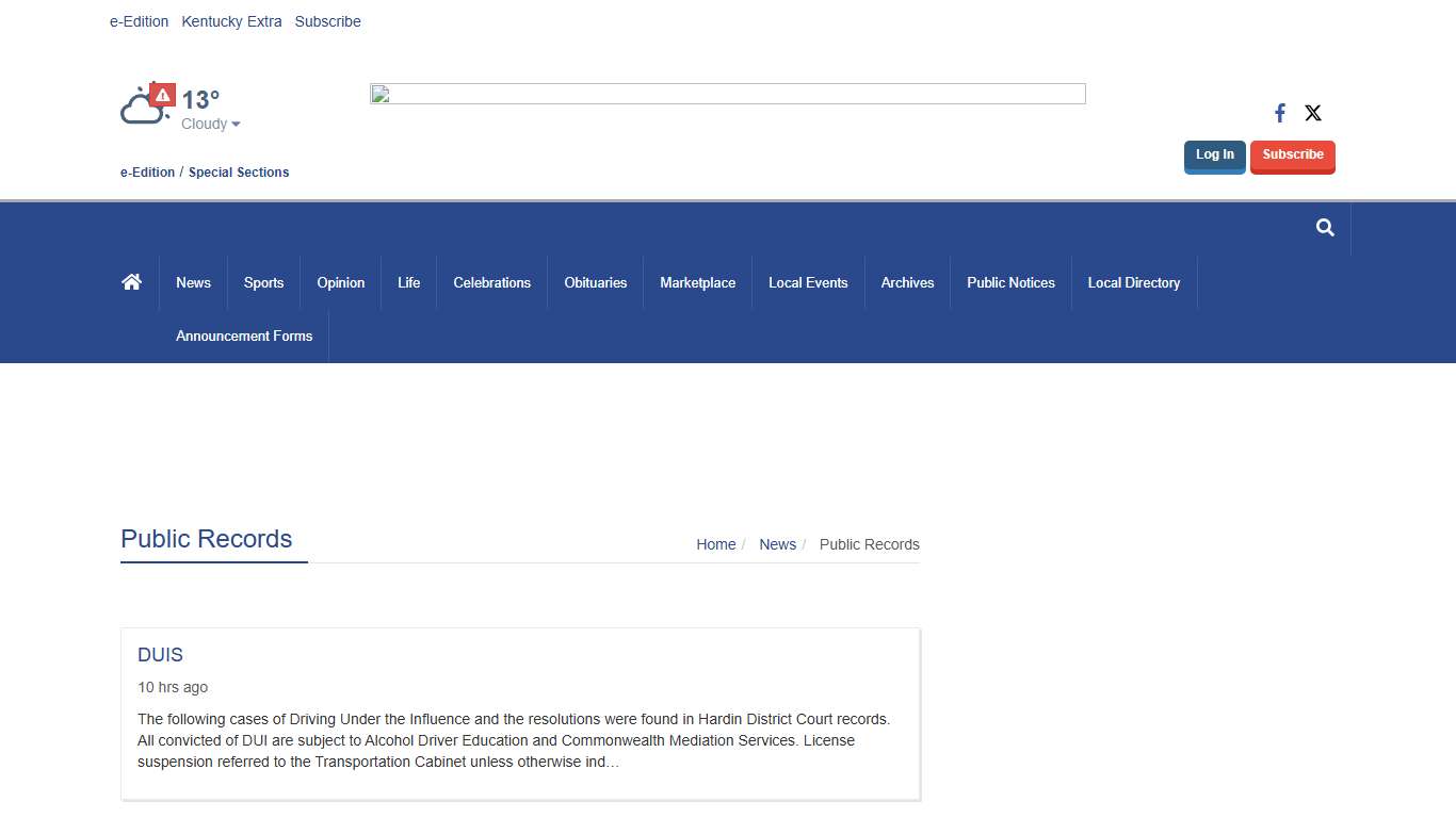 Public Records thenewsenterprise.com